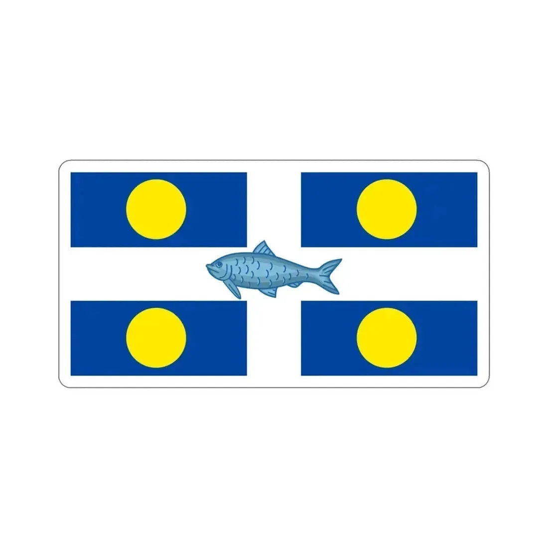 Flag of Fortune Newfoundland and Labrador Canada STICKER Vinyl Die-Cut Decal 5 Inch - The Sticker Space