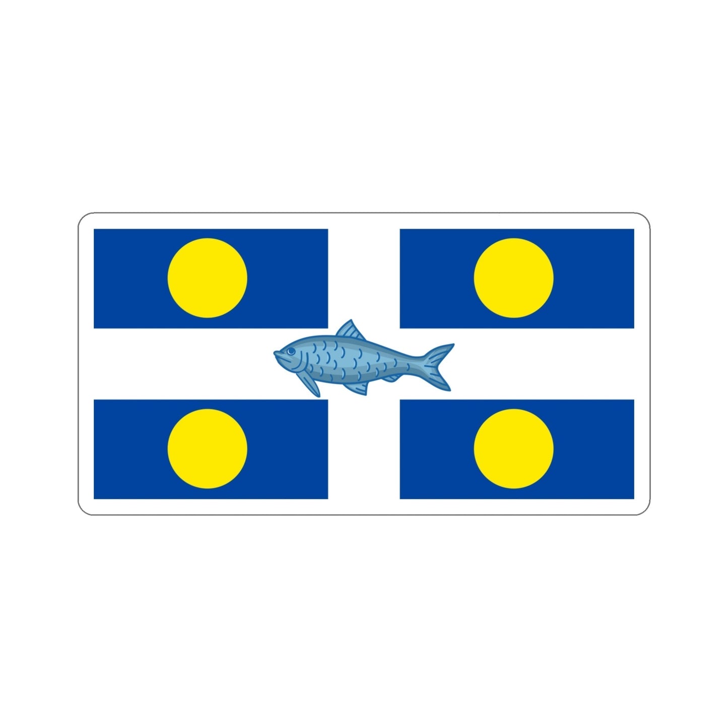 Flag of Fortune Newfoundland and Labrador Canada STICKER Vinyl Die-Cut Decal-5 Inch-The Sticker Space