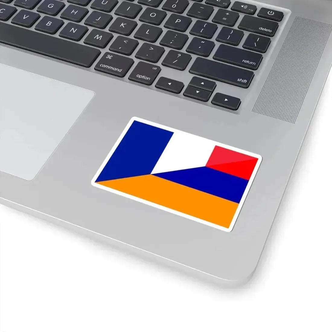 Flag of France and Armenia (Armenia) STICKER Vinyl Kiss-Cut Decal - The Sticker Space