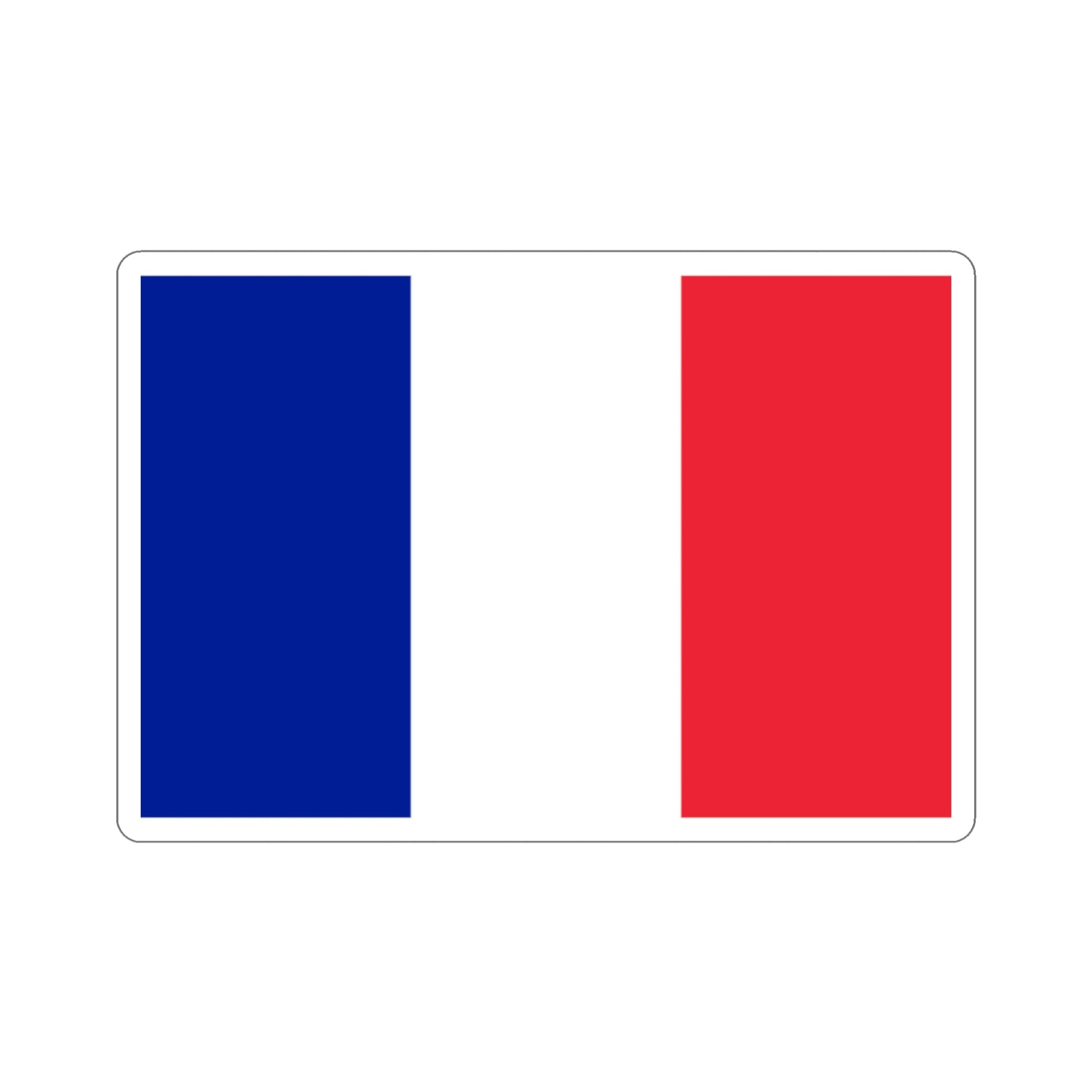 Flag of France STICKER Vinyl Die-Cut Decal-2 Inch-The Sticker Space