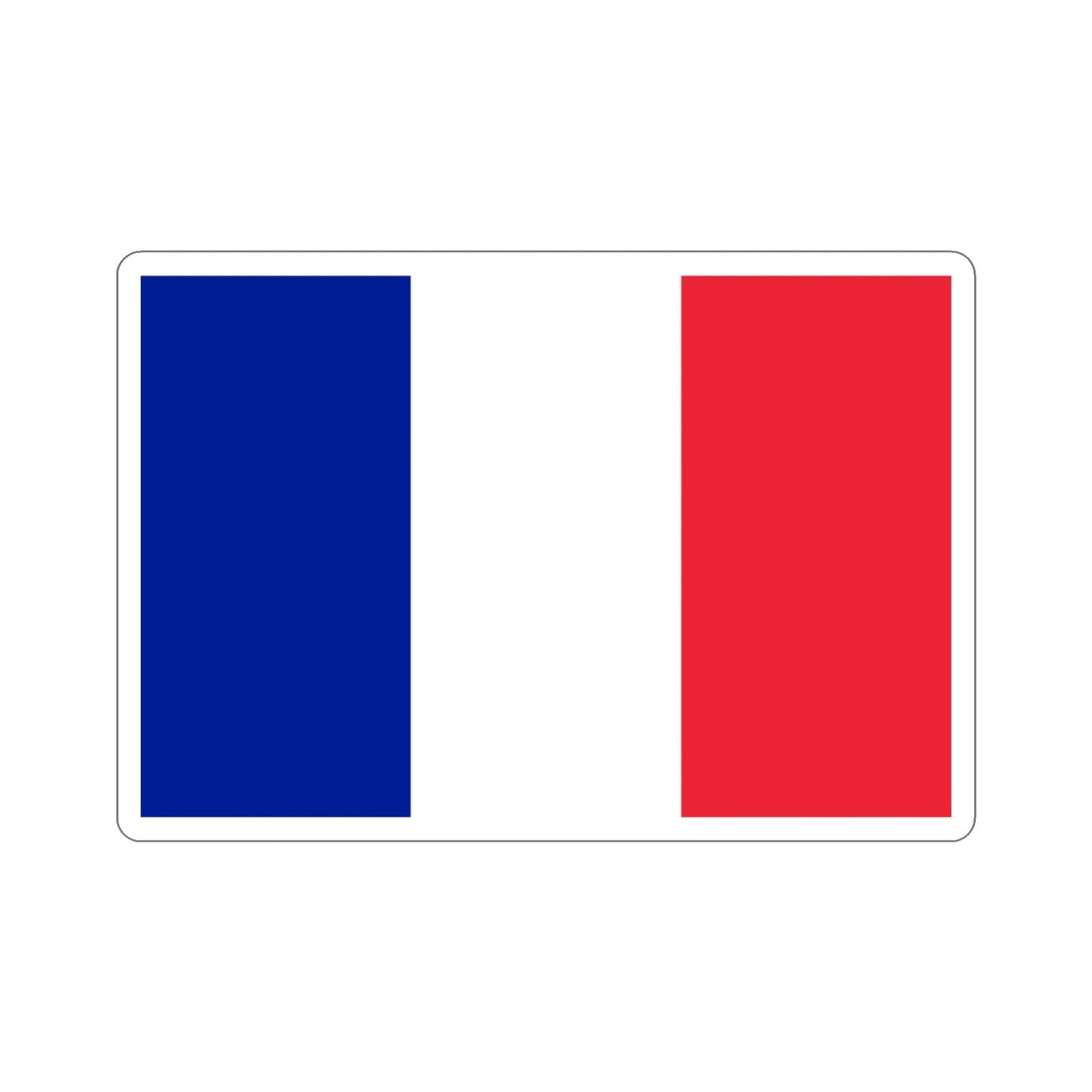 Flag of France STICKER Vinyl Die-Cut Decal-3 Inch-The Sticker Space