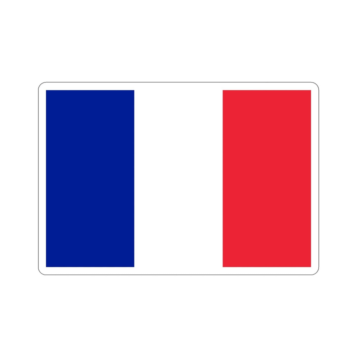 Flag of France STICKER Vinyl Die-Cut Decal-5 Inch-The Sticker Space