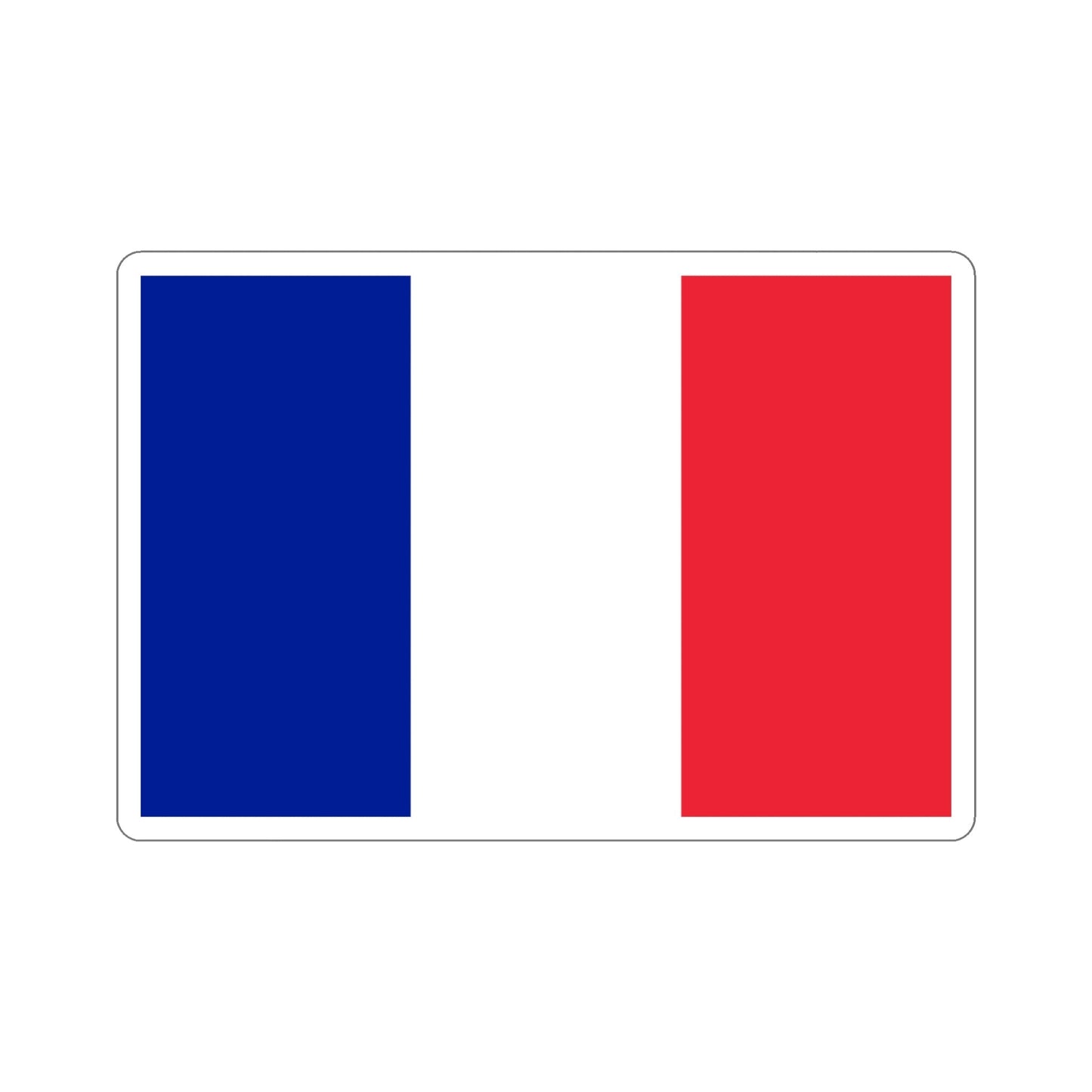 Flag of France STICKER Vinyl Die-Cut Decal-6 Inch-The Sticker Space