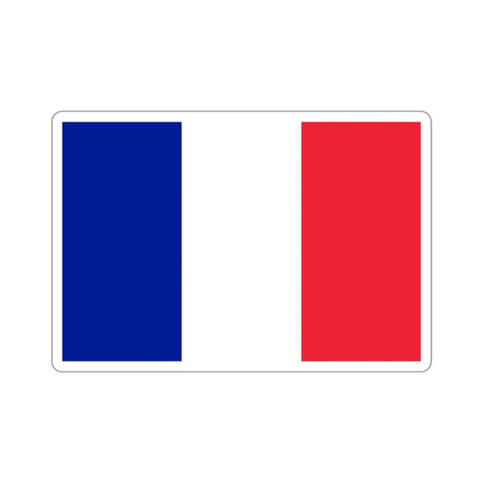 Flag of France STICKER Vinyl Die-Cut Decal-6 Inch-The Sticker Space