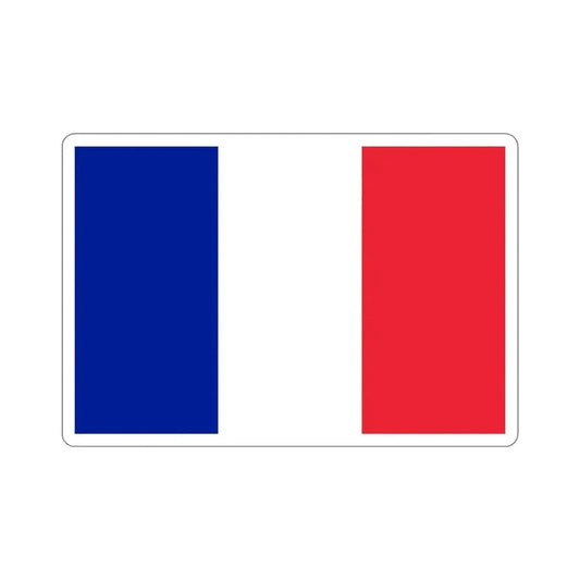 Flag of France STICKER Vinyl Die-Cut Decal 6 Inch - The Sticker Space