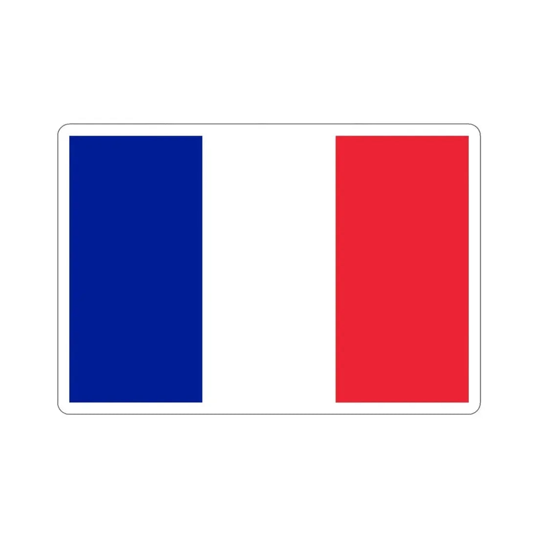 Flag of France STICKER Vinyl Die-Cut Decal - The Sticker Space