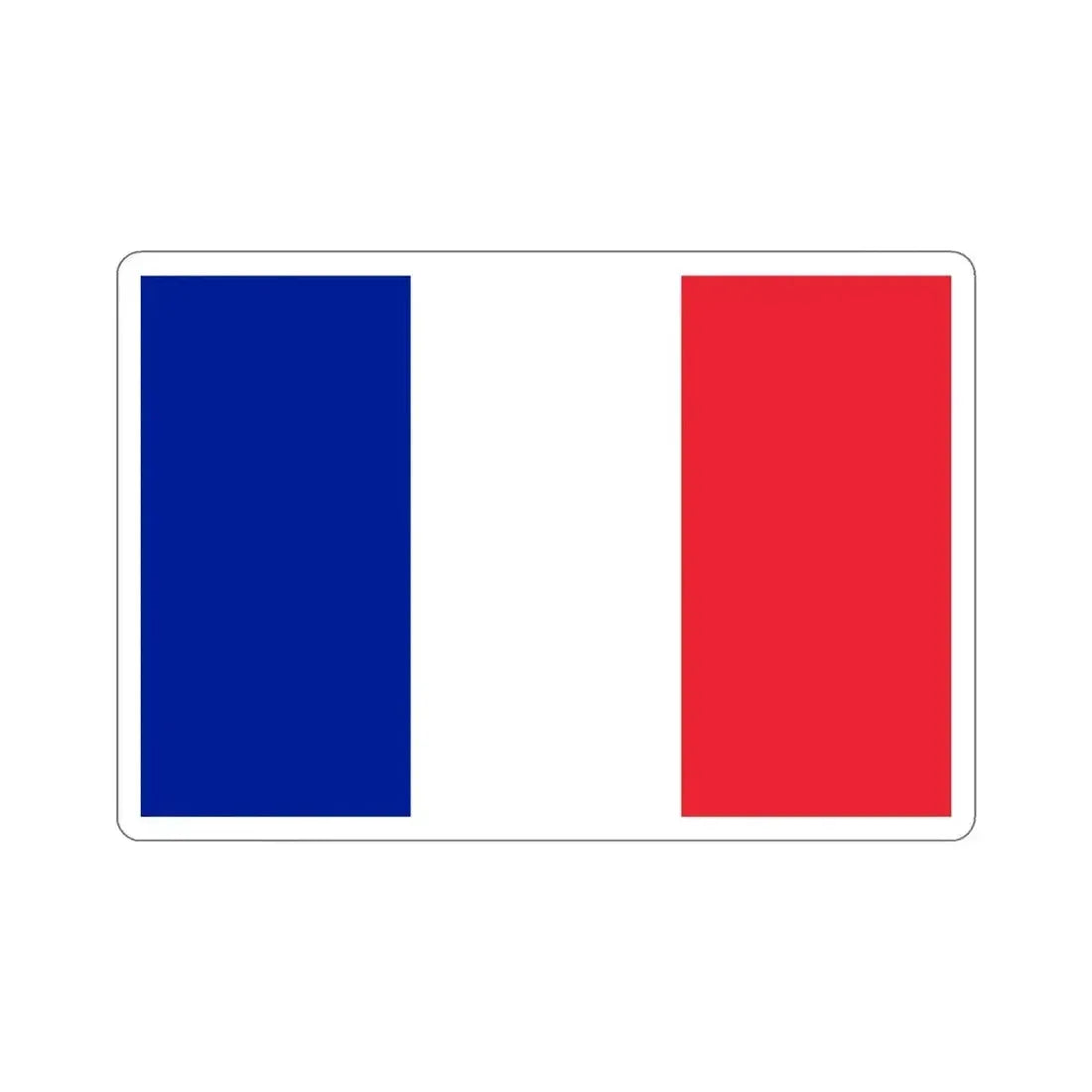 Flag of France STICKER Vinyl Die-Cut Decal - The Sticker Space