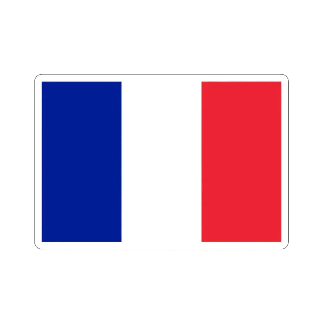 Flag of France STICKER Vinyl Die-Cut Decal - The Sticker Space