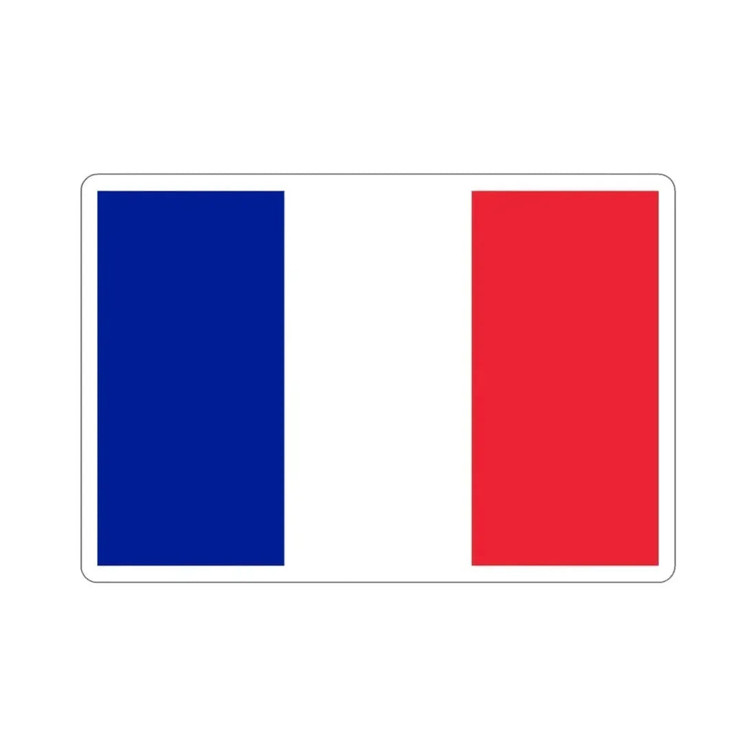 Flag of France STICKER Vinyl Die-Cut Decal - The Sticker Space