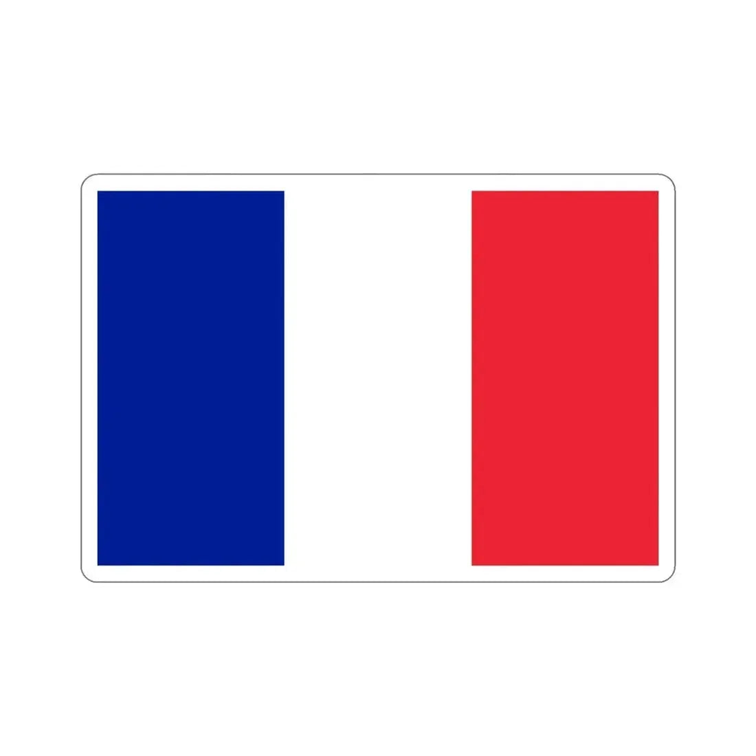 Flag of France STICKER Vinyl Die-Cut Decal - The Sticker Space
