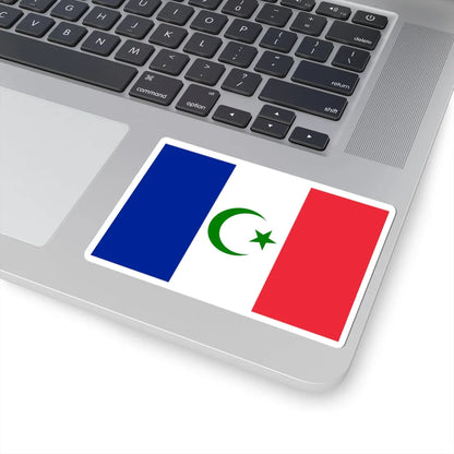 Flag of France with Islam symbol (France) STICKER Vinyl Kiss-Cut Decal - The Sticker Space