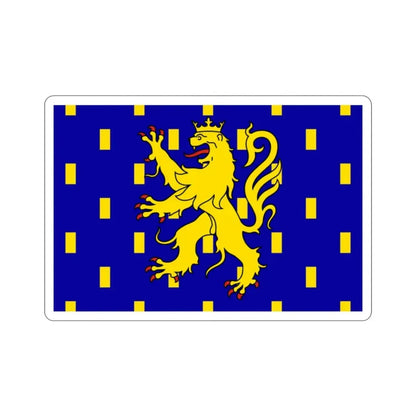 Flag of Franche Comté France STICKER Vinyl Die-Cut Decal 2 Inch - The Sticker Space
