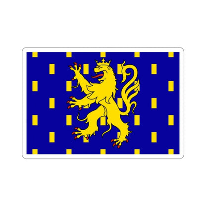 Flag of Franche Comté France STICKER Vinyl Die-Cut Decal 2 Inch - The Sticker Space