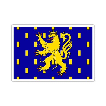 Flag of Franche Comté France STICKER Vinyl Die-Cut Decal - The Sticker Space