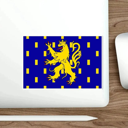 Flag of Franche Comté France STICKER Vinyl Die-Cut Decal - The Sticker Space