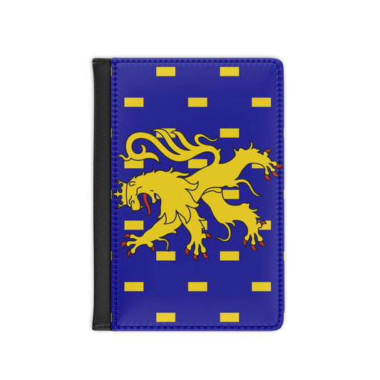 Flag of Franche Comté France - Passport Holder-3.9" x 5.8"-The Sticker Space