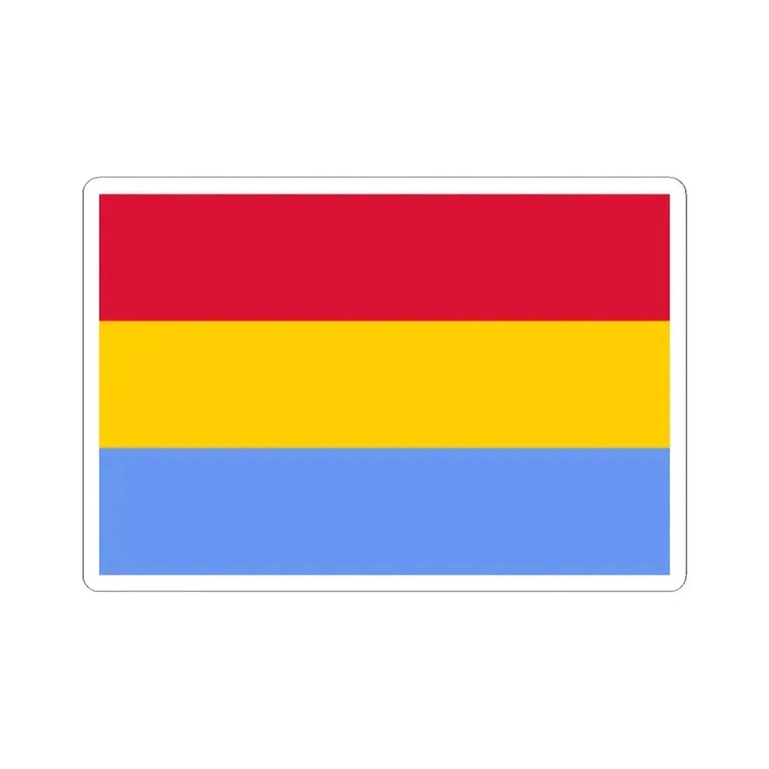 Flag of Francisco de Miranda 1801 (Colombia) STICKER Vinyl Kiss-Cut Decal 2 Inch White - The Sticker Space