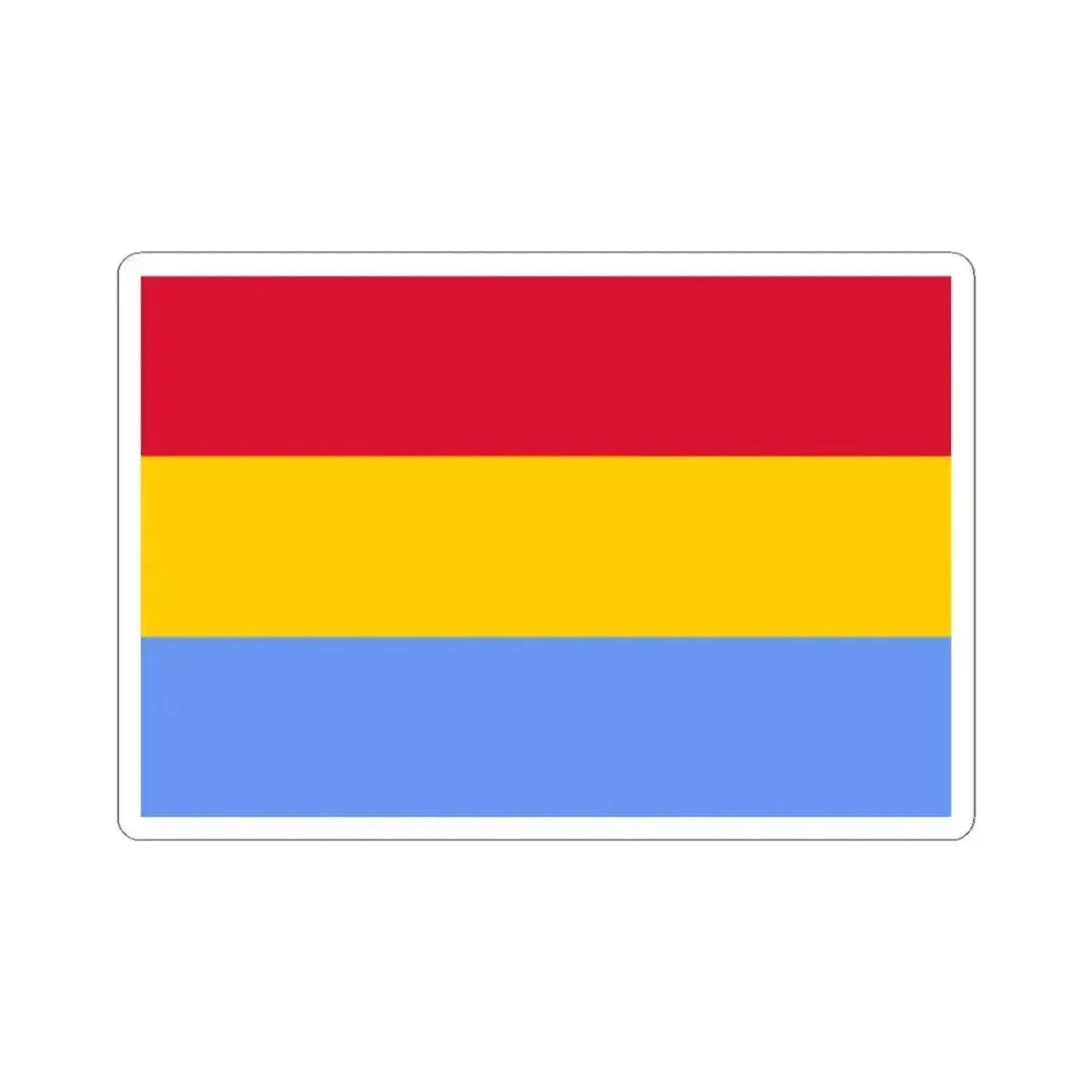 Flag of Francisco de Miranda 1801 (Colombia) STICKER Vinyl Kiss-Cut Decal 3 Inch White - The Sticker Space