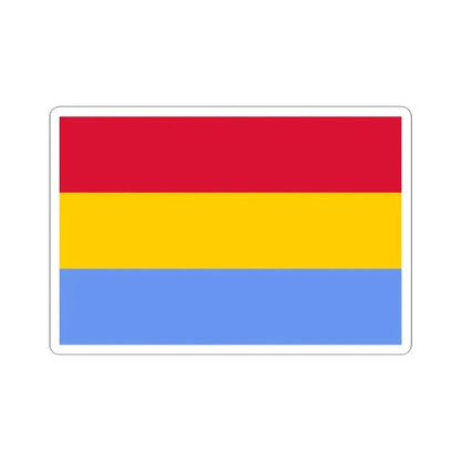 Flag of Francisco de Miranda 1801 (Colombia) STICKER Vinyl Kiss-Cut Decal 4 Inch White - The Sticker Space
