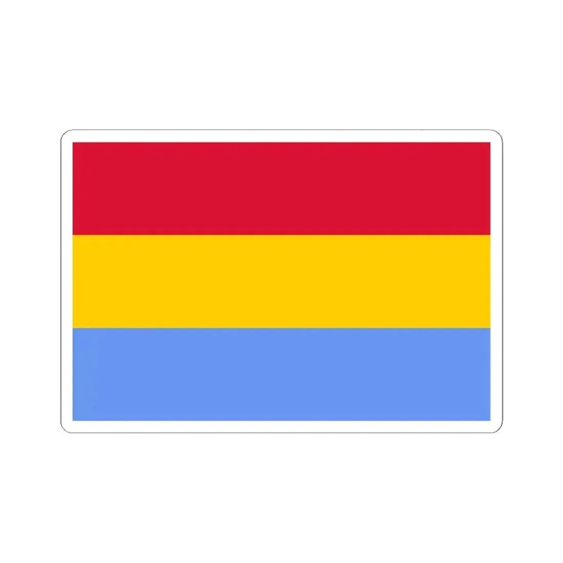 Flag of Francisco de Miranda 1801 (Colombia) STICKER Vinyl Kiss-Cut Decal 6 Inch White - The Sticker Space