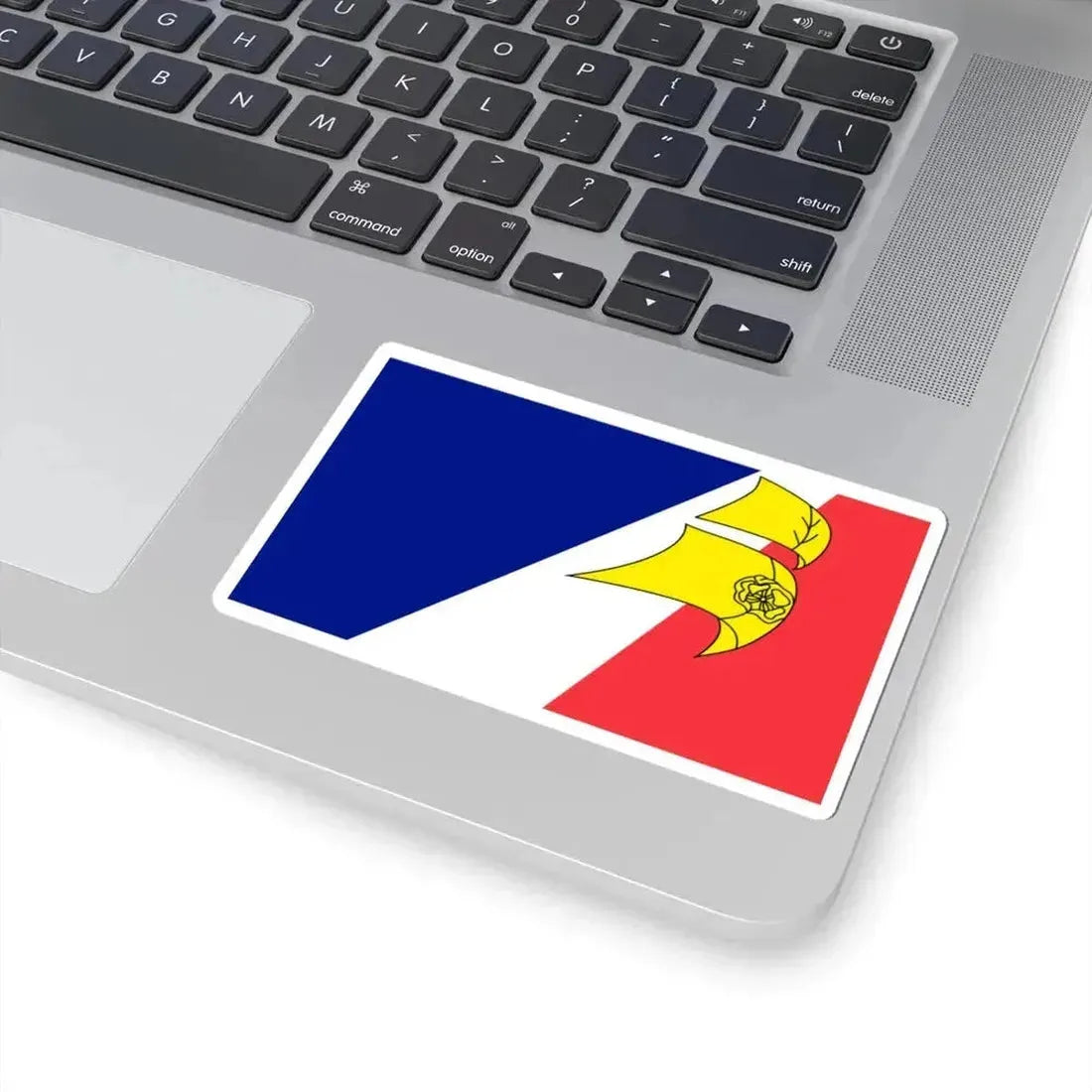 Flag of Franco-Terreneuviens (Canada) STICKER Vinyl Kiss-Cut Decal - The Sticker Space