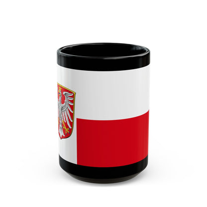 Flag of Frankfurt am Main Germany - Black Coffee Mug-15oz-The Sticker Space