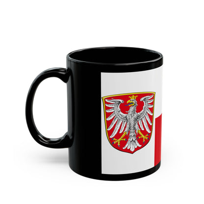 Flag of Frankfurt am Main Germany - Black Coffee Mug-The Sticker Space