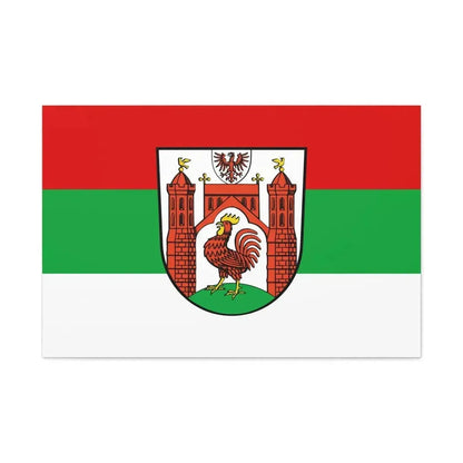 Flag of Frankfurt an der Oder Germany - Canvas Wall Art - The Sticker Space