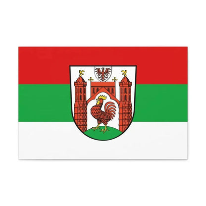 Flag of Frankfurt an der Oder Germany - Canvas Wall Art - The Sticker Space