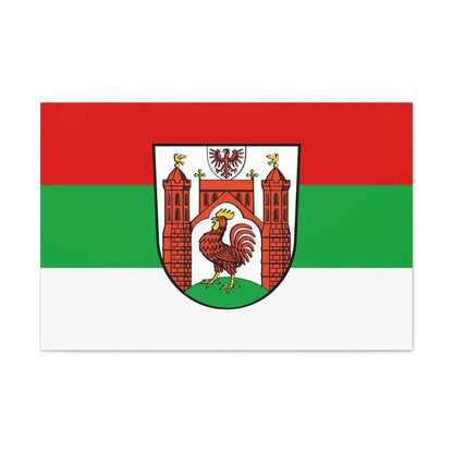 Flag of Frankfurt an der Oder Germany - Canvas Wall Art - The Sticker Space