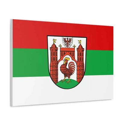 Flag of Frankfurt an der Oder Germany - Canvas Wall Art - The Sticker Space