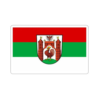 Flag of Frankfurt an der Oder Germany STICKER Vinyl Die-Cut Decal 2 Inch - The Sticker Space