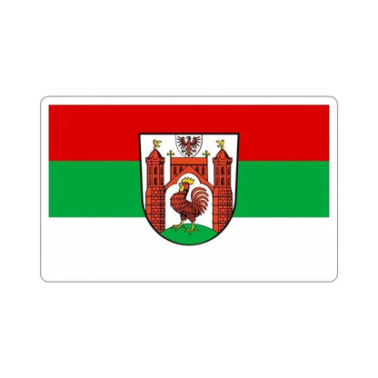 Flag of Frankfurt an der Oder Germany STICKER Vinyl Die-Cut Decal 3 Inch - The Sticker Space