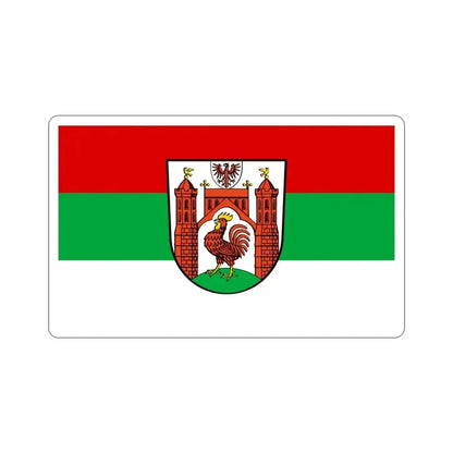 Flag of Frankfurt an der Oder Germany STICKER Vinyl Die-Cut Decal 3 Inch - The Sticker Space