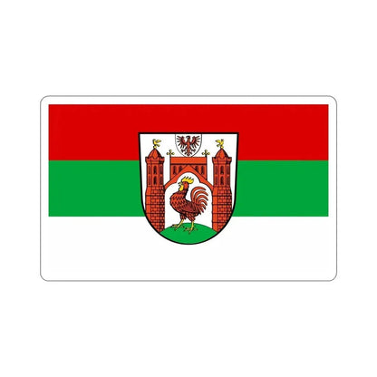 Flag of Frankfurt an der Oder Germany STICKER Vinyl Die-Cut Decal 5 Inch - The Sticker Space