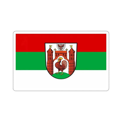 Flag of Frankfurt an der Oder Germany STICKER Vinyl Die-Cut Decal 6 Inch - The Sticker Space