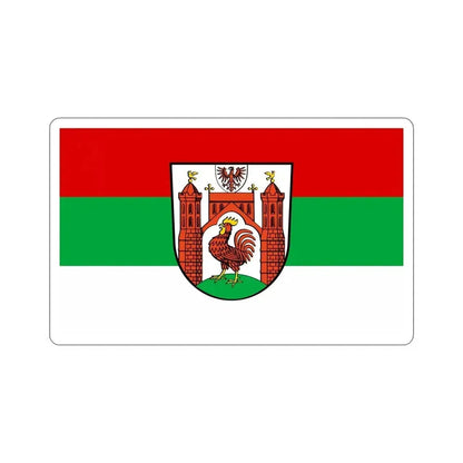 Flag of Frankfurt an der Oder Germany STICKER Vinyl Die-Cut Decal 6 Inch - The Sticker Space