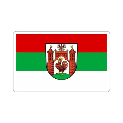Flag of Frankfurt an der Oder Germany STICKER Vinyl Die-Cut Decal - The Sticker Space
