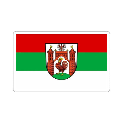 Flag of Frankfurt an der Oder Germany STICKER Vinyl Die-Cut Decal - The Sticker Space