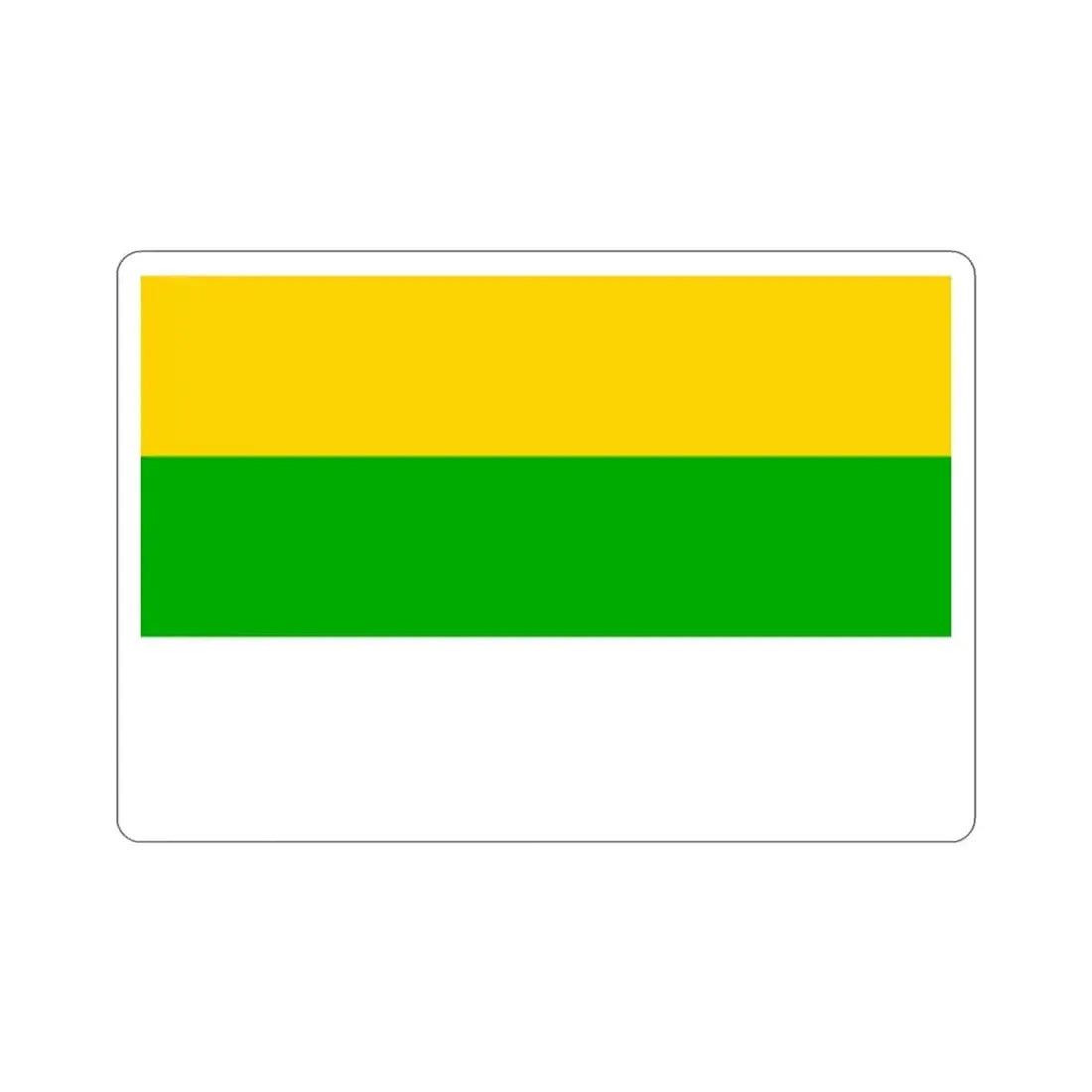 Flag of Františkovy Lázně Czech Republic STICKER Vinyl Die-Cut Decal 2 Inch - The Sticker Space