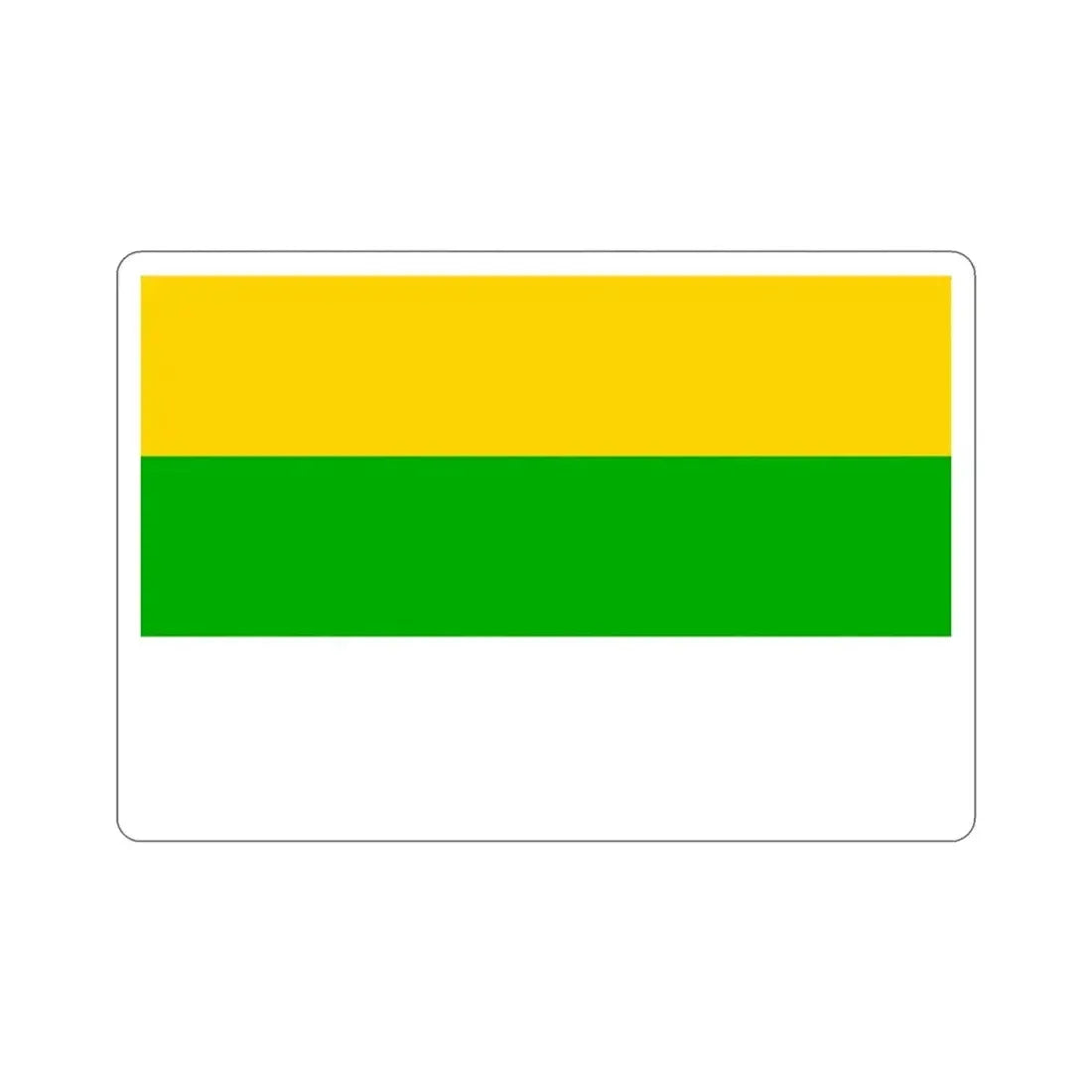 Flag of Františkovy Lázně Czech Republic STICKER Vinyl Die-Cut Decal 3 Inch - The Sticker Space