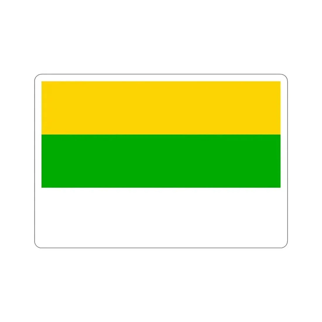 Flag of Františkovy Lázně Czech Republic STICKER Vinyl Die-Cut Decal 4 Inch - The Sticker Space