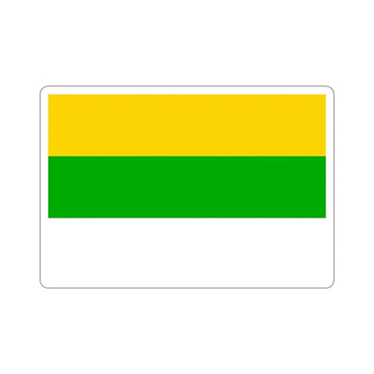 Flag of Františkovy Lázně Czech Republic STICKER Vinyl Die-Cut Decal 4 Inch - The Sticker Space