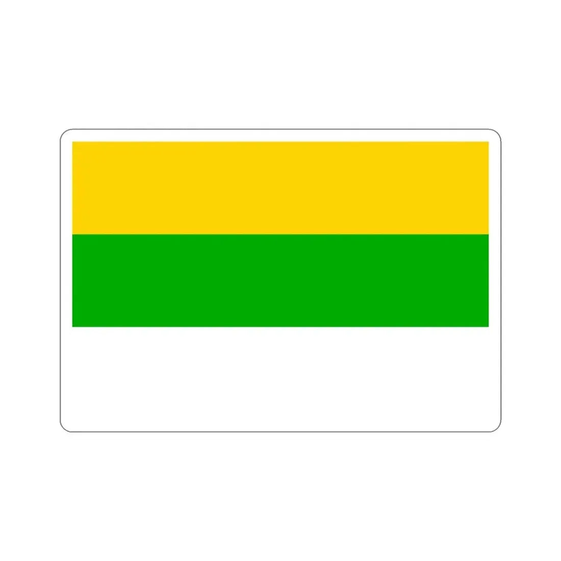 Flag of Františkovy Lázně Czech Republic STICKER Vinyl Die-Cut Decal 5 Inch - The Sticker Space