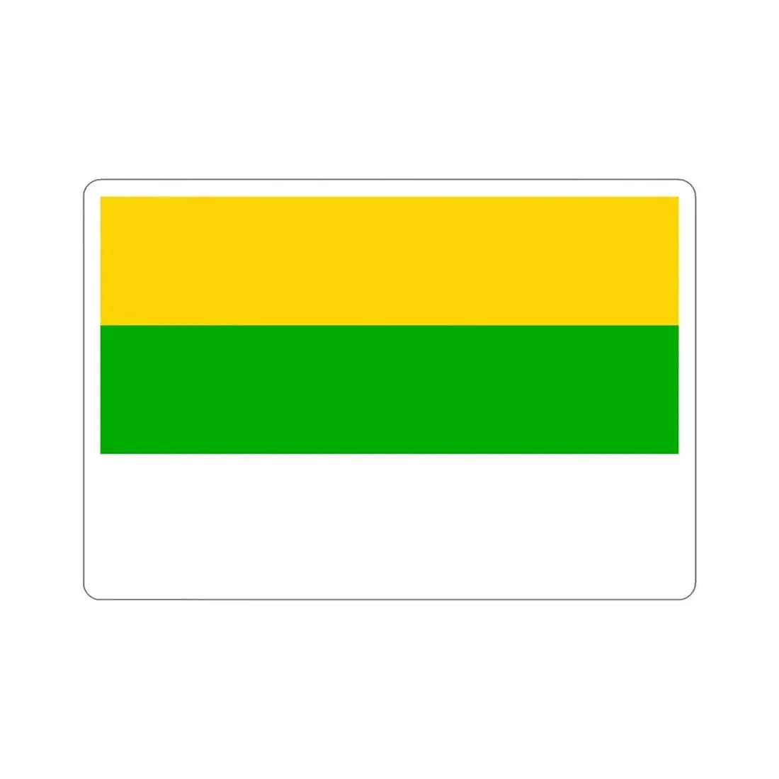 Flag of Františkovy Lázně Czech Republic STICKER Vinyl Die-Cut Decal 6 Inch - The Sticker Space