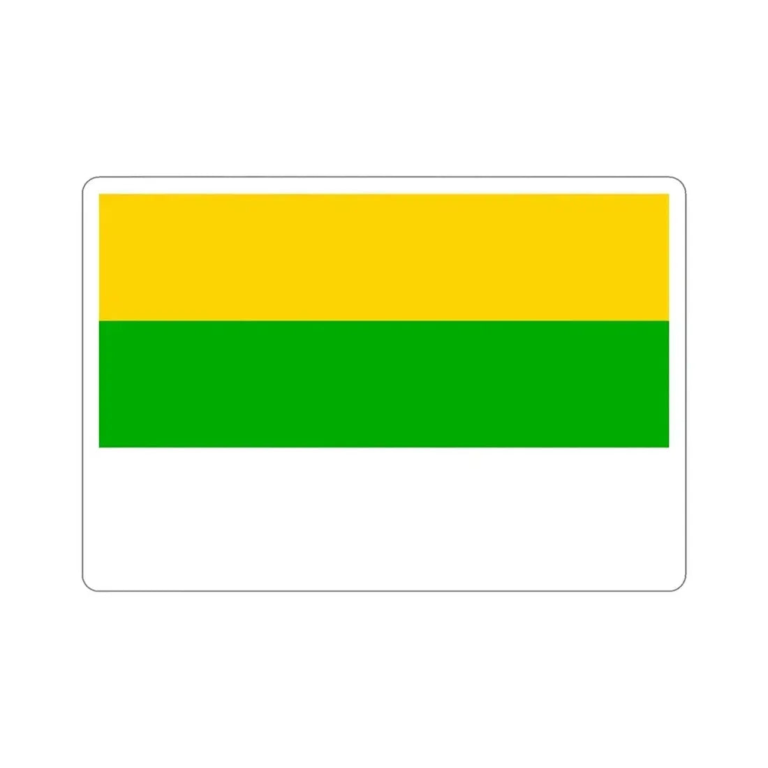 Flag of Františkovy Lázně Czech Republic STICKER Vinyl Die-Cut Decal - The Sticker Space