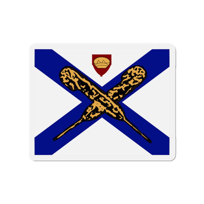 Flag of Fredericksburg Virginia - Die-Cut Magnet-3" x 3"-The Sticker Space