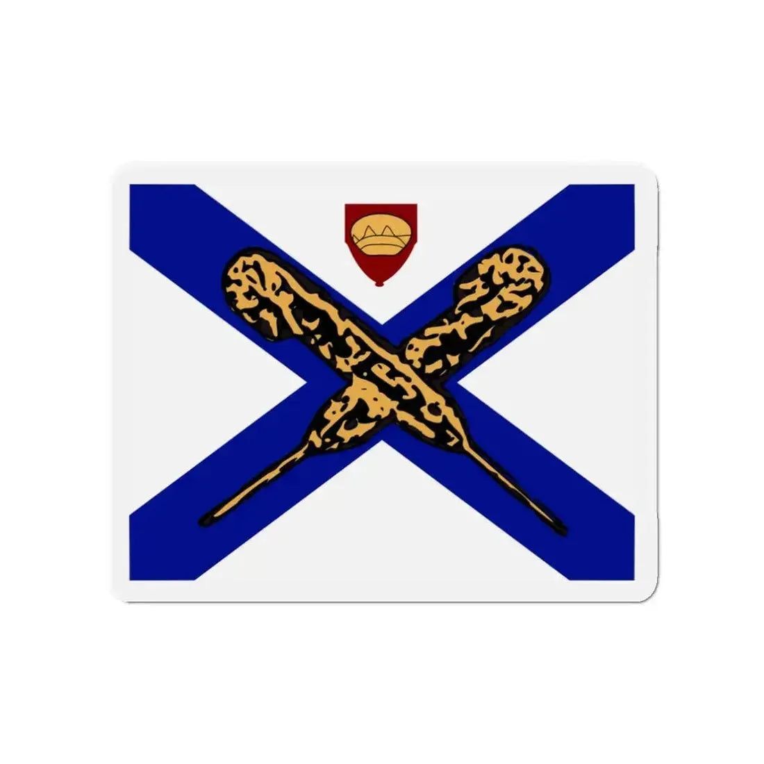 Flag of Fredericksburg Virginia - Refrigerator Magnet - The Sticker Space