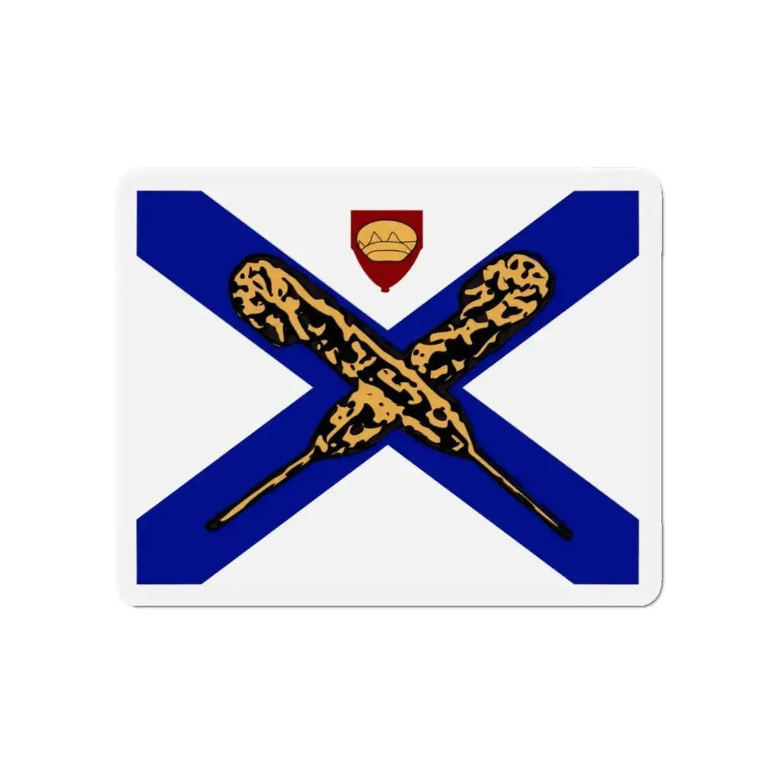 Flag of Fredericksburg Virginia - Refrigerator Magnet - The Sticker Space