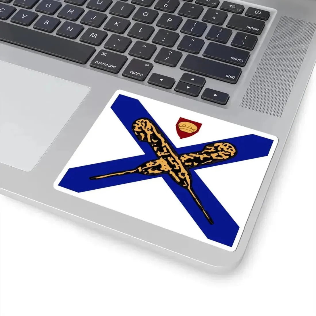 Flag of Fredericksburg Virginia (United States) STICKER Vinyl Kiss-Cut Decal - The Sticker Space